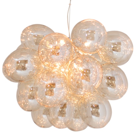 Gross Grande Taklampa Amber