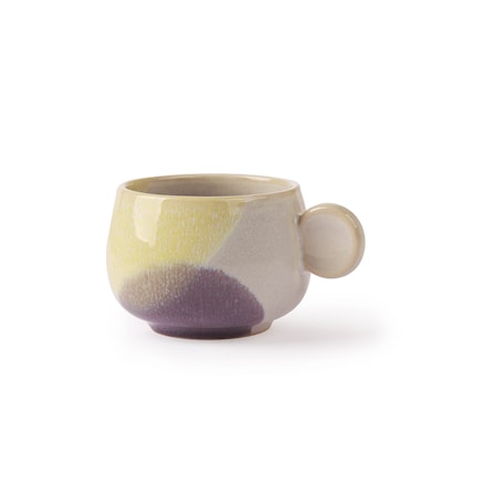 Gallery Keramik Kaffekopp Gul/Lila