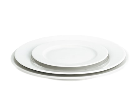 Sancerre tallrik flat vit, Ø 26 cm