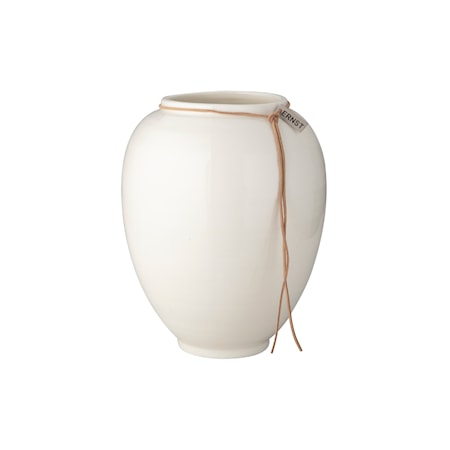 Vas Vitglaserad 22cm