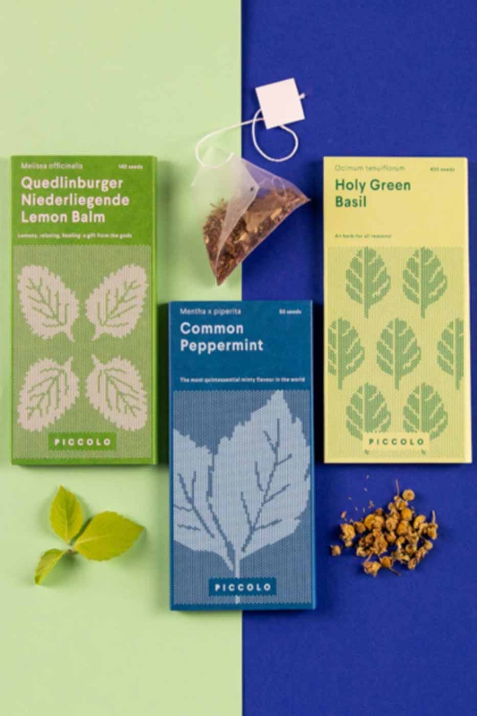Fröspåsar set om 3 Herbal Teas