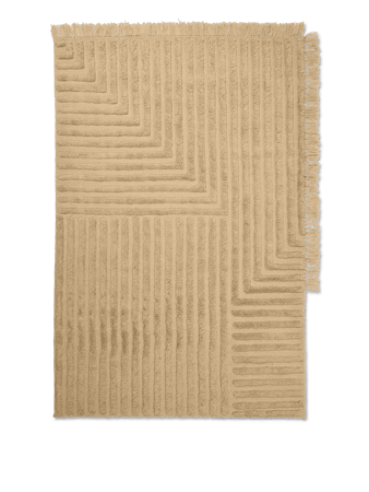 Crease Wool Matta Small Light Sand