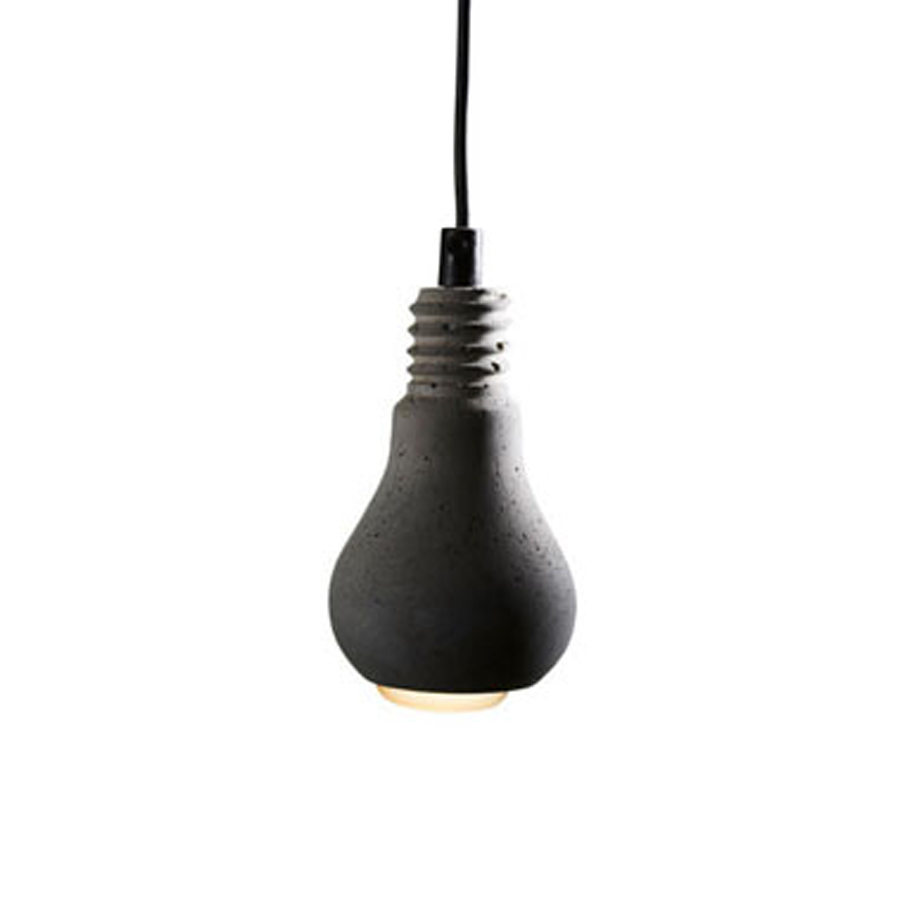 Edison betong svart textil sladd, Tove Adman