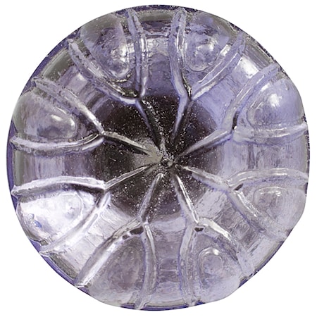 Glasknopp rund Ø 3 cm - Lila