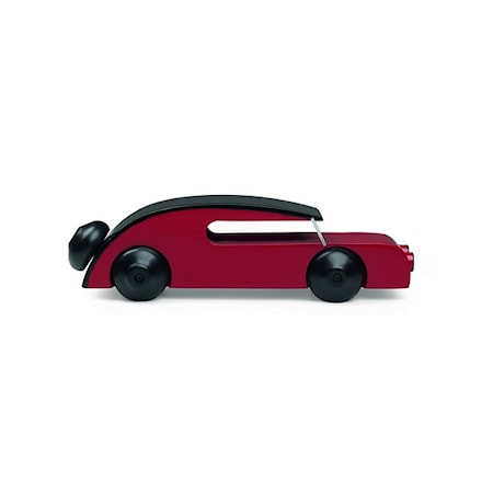 Bil Sedan Svart/Röd Liten