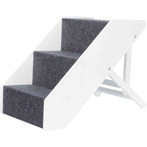 Trappa Hund Trixie Justerbar MDF 40x67 Vit