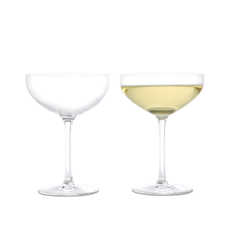 Premium Champagneskål 39 cl klar 2 st