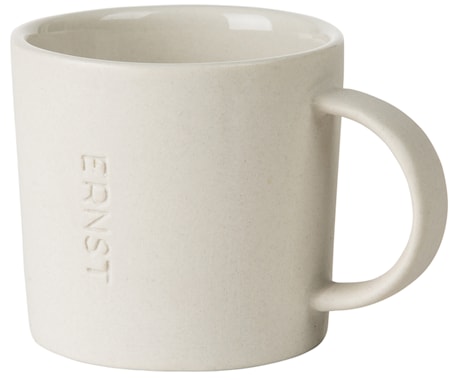 Espressokopp Stengods - Vit