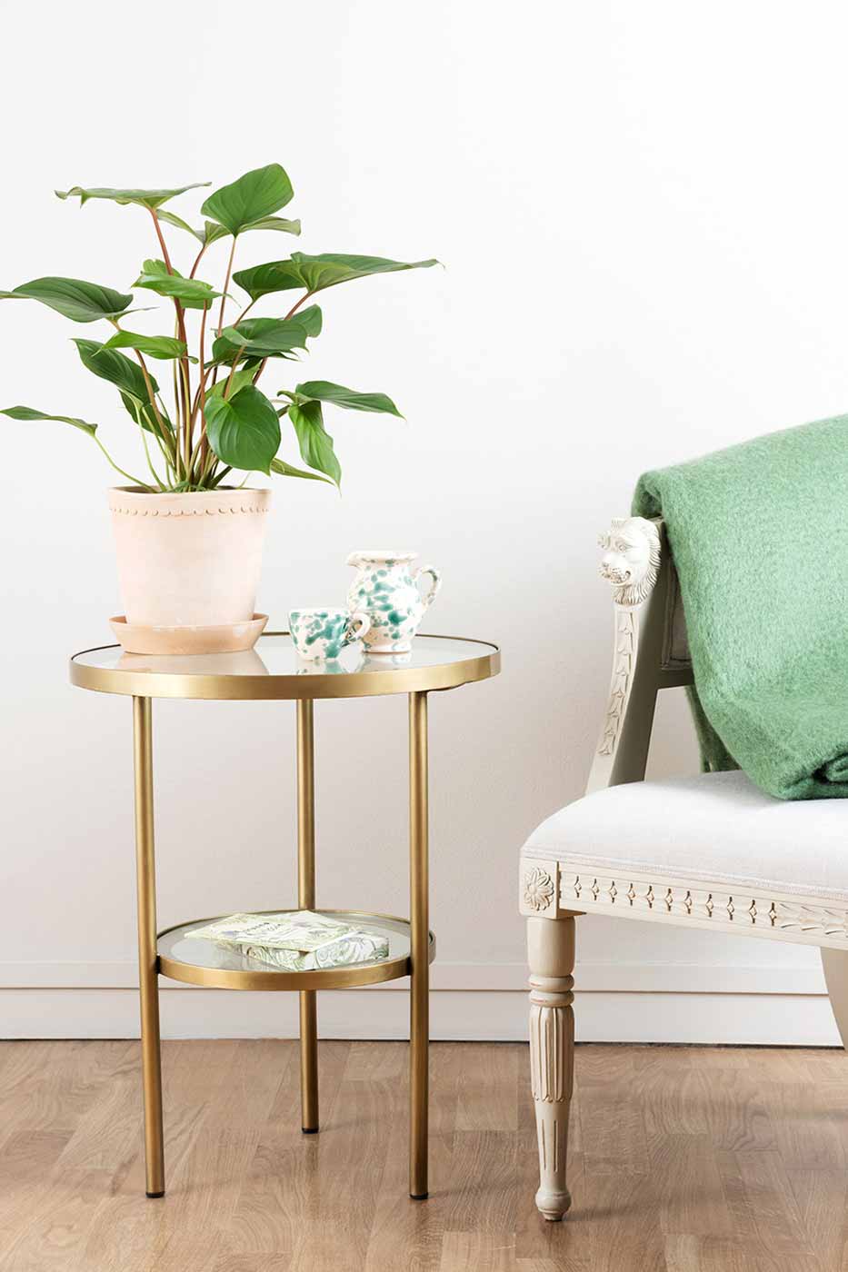 Sidobord Berlin 45 cm guld