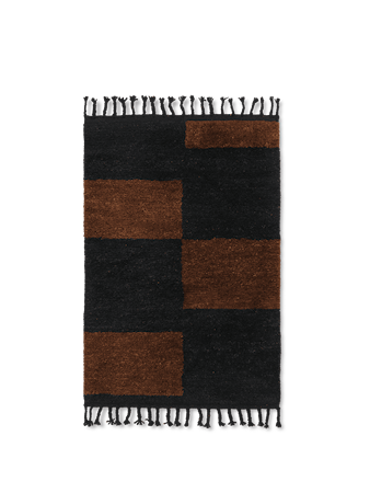 Mara Knuten Matta L -Black/Chocolate