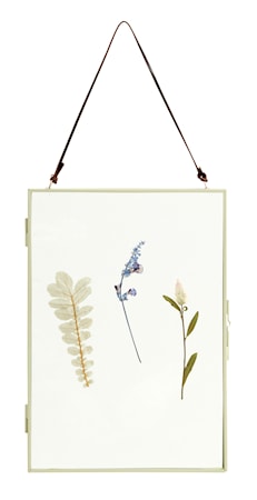 Meta Ram med Torkade blommor Vertikal Grön