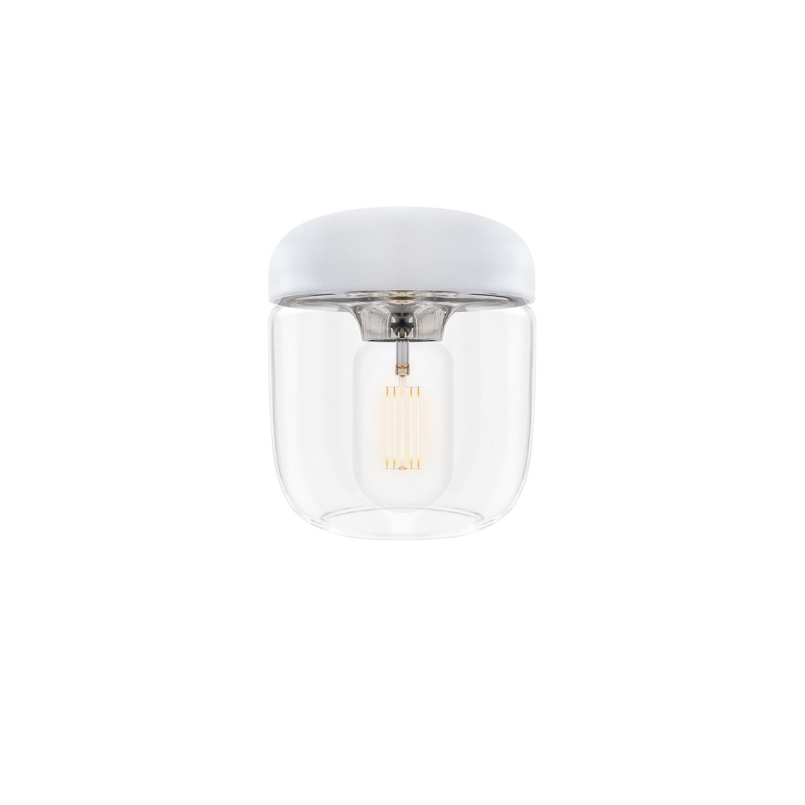 Acorn lampa white steel, Vita