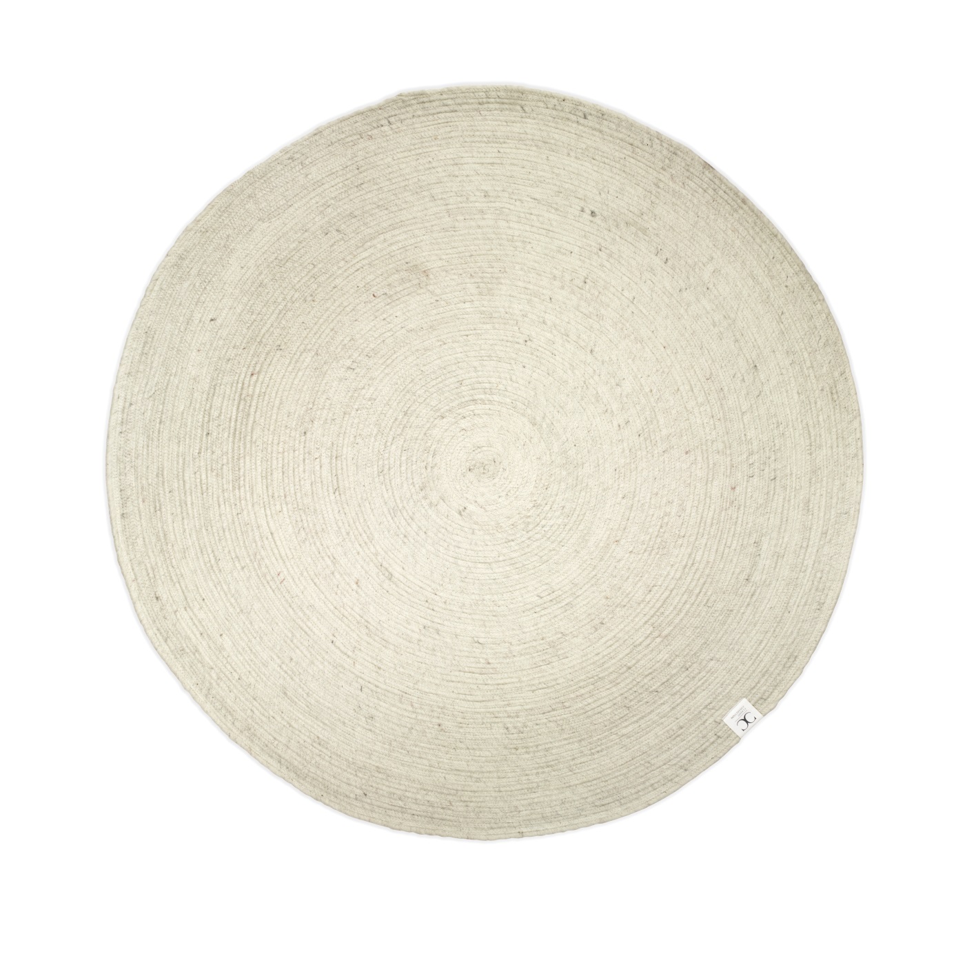 Rund ullmatta Merino vit 160 cm, Classic Collection