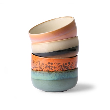 Ceramic 70's Dessertskål 4 st