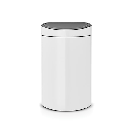 Touch Bin Plast 40 L Vit