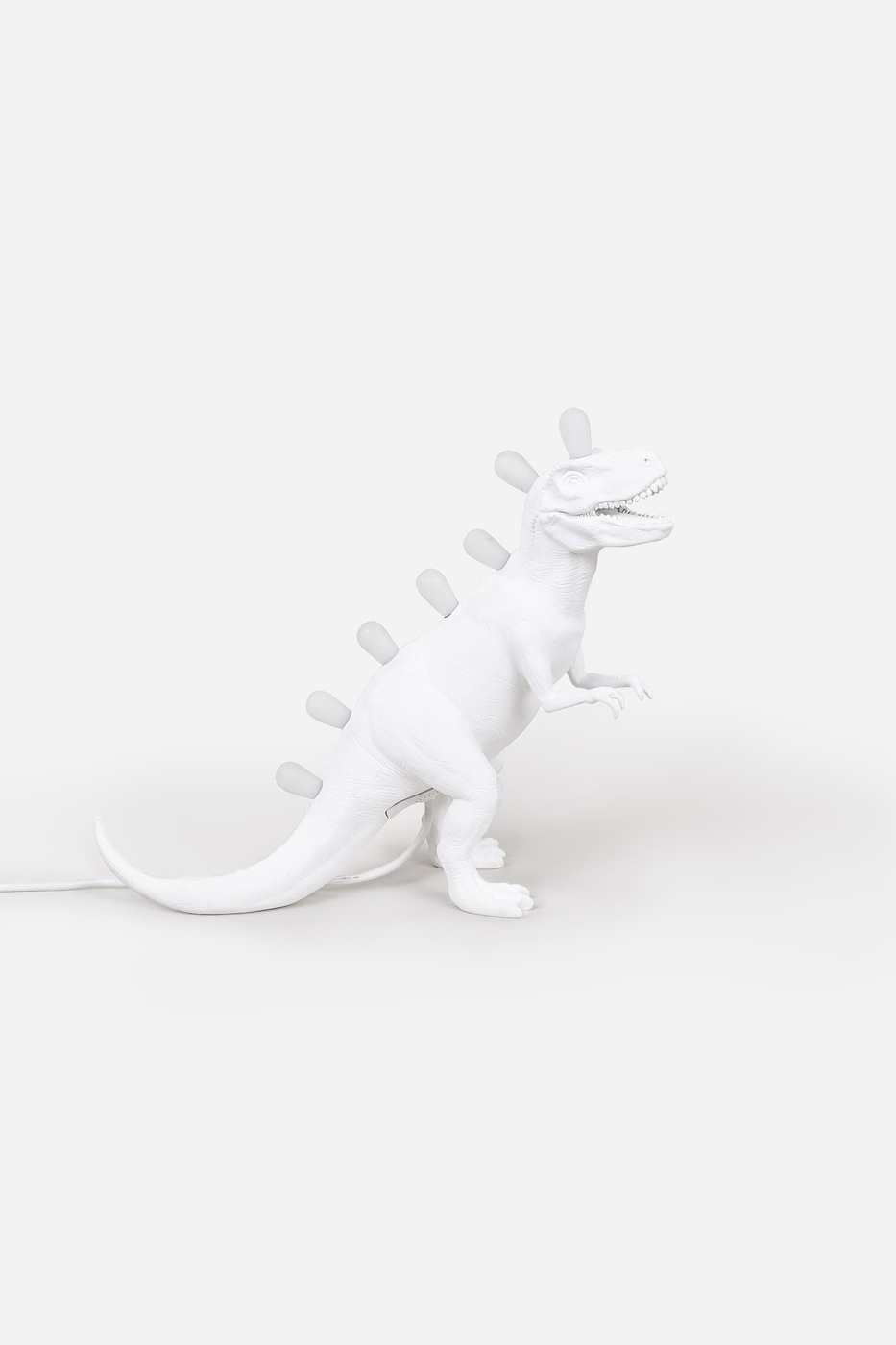 Bordslampa dinosaurie vit #T-rex