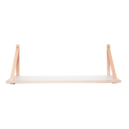 Hylla 1-plan 90x30xh34 cm Vit