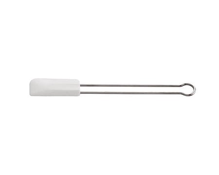 Spatel/slickepott smal stål/vit 26 cm
