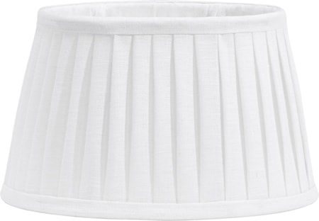 Indi Lampskärm Plissé Vit 43cm