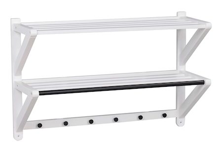 Methro Dubbel Hatthylla Vit 80 cm