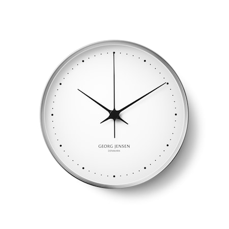 Henning Koppel Väggklocka 30cm Stål/Vit