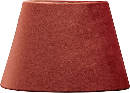 Lampskärm Oval Sammet Rost