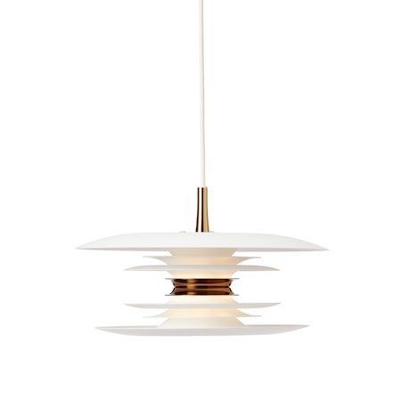 Diablo Pendel Vit/Mässing LED 30 cm