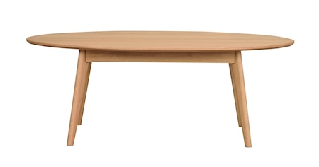 Yumi Soffbord Ovalt Lackad Ek 130x65 cm