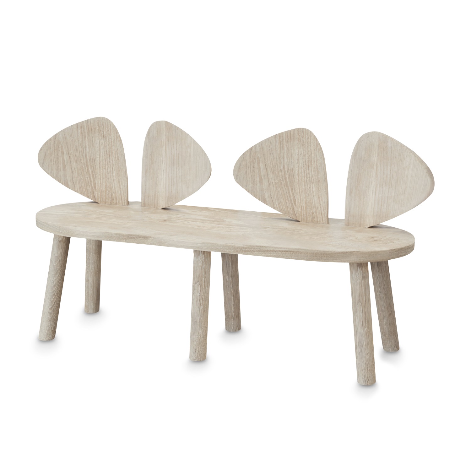 MOUSE BENCH oak barnbänk, Nofred