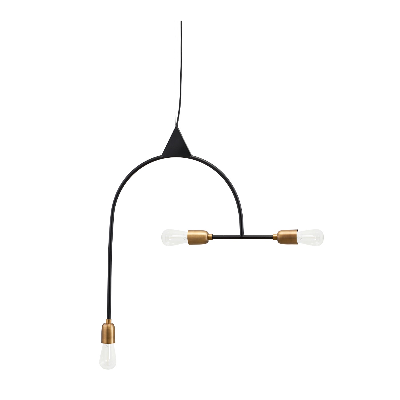 Lampa ARCH svart mässing, House Doctor