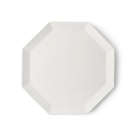 Athena Ceramics Octagonal Tallrik Vit 27 cm