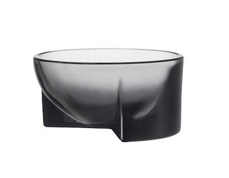 Kuru Glasskål Grå 13x6 cm