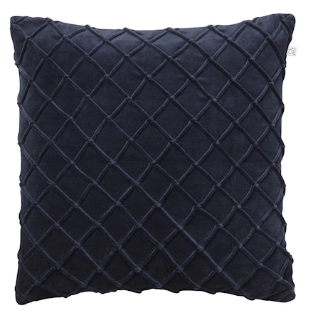 Deva Kuddfodral Velvet Navy 50x50cm