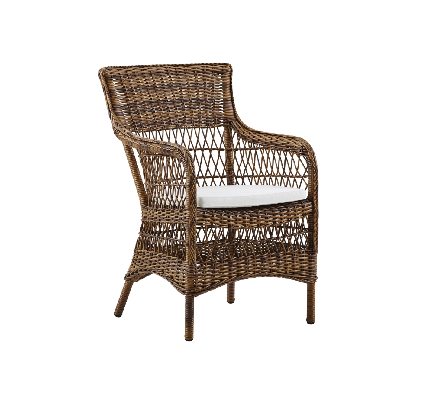 Marie matstol armstöd Chestnut, Sika-design