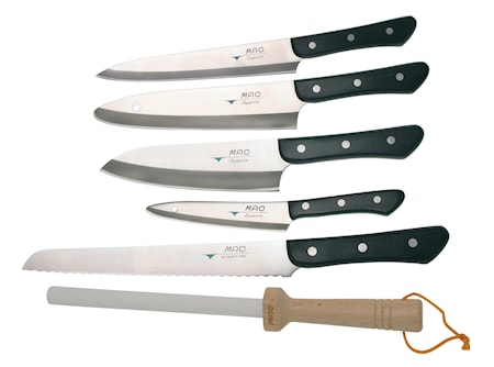 Superior Knivset i 6 Delar Svart