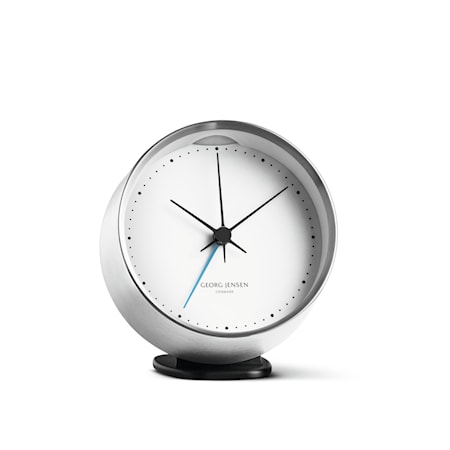 Henning Koppel Alarmklocka 10cm Stål/Vit