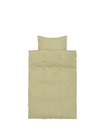 Check Påslakanset Junior Lemon/Olive