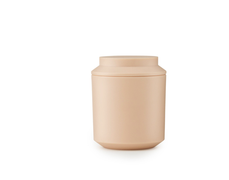 Geo Burk med lock Nude Ø 8 cm