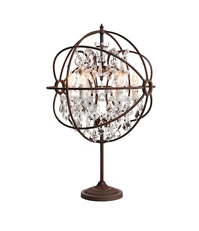 GYRO Table Lamp Rust/Crystal