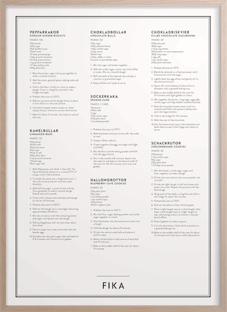 Fika Poster 30x40 cm