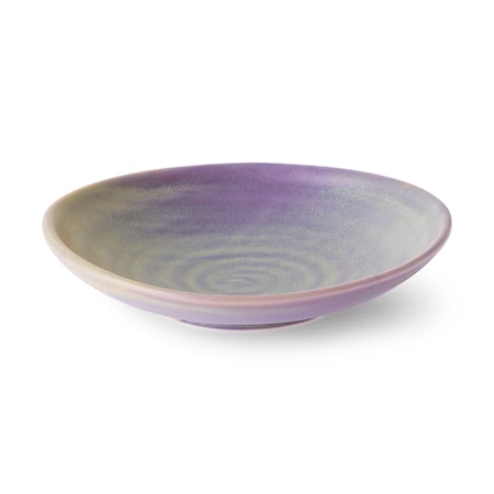 Home Chef Ceramics flat Skål Lila/Green