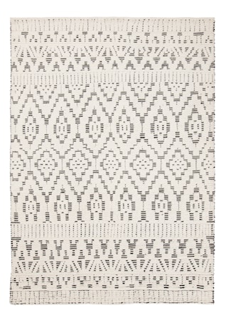 Zelbio Matta Vit/Svart 170x240 cm