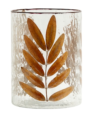 Leaves Vas/Ljuslykta Glas Large