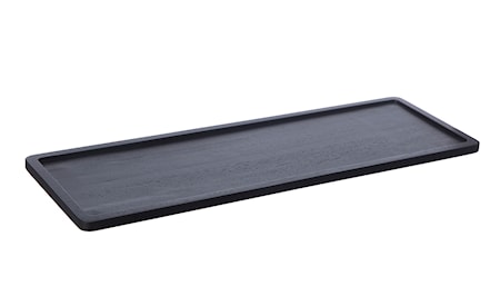 Träbricka rektangulär 15x45 Svart