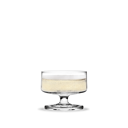Stub Champagne/Dessert glas Klar 20 cl 4 st