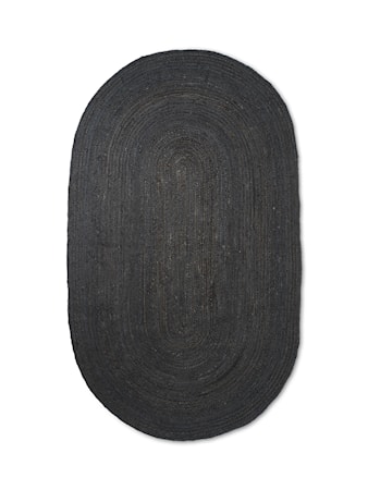 Eternal Jutematta Oval Svart Small