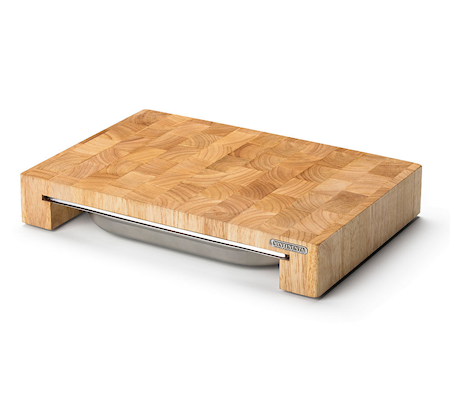 Skärbräda med 1 Bleck 39x27 cm