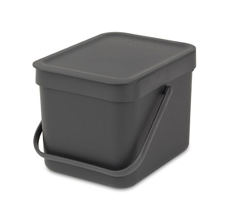Papperskorg 'SORT & GO' Antracit 6 L