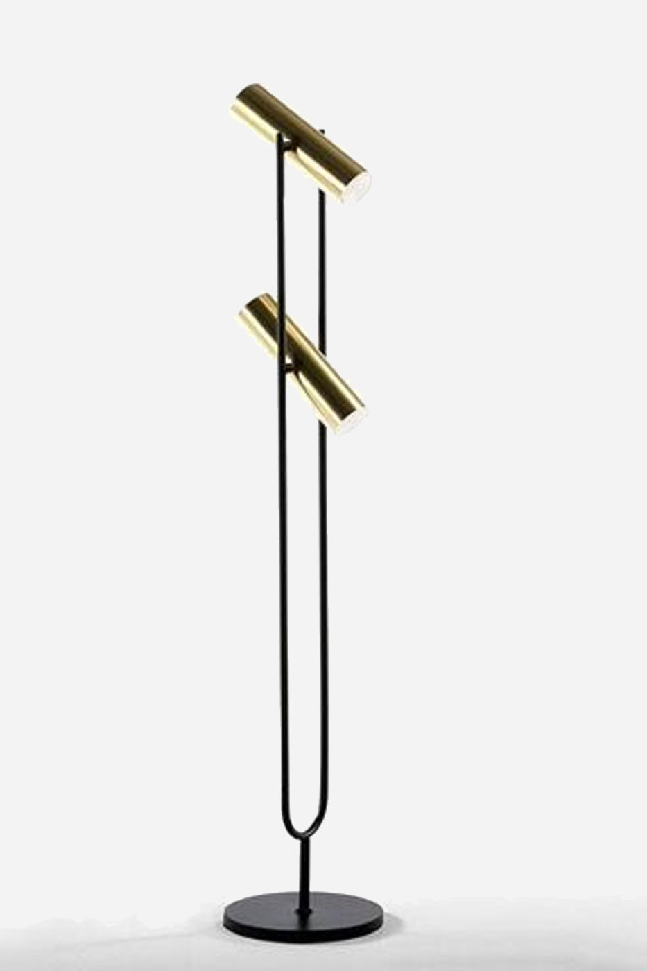 Golvlampa Lampara de pie metall