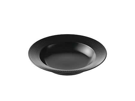 Groovy Djup Tallrik 23 cm Svart